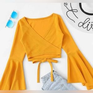 SHEIN- Yellow Top